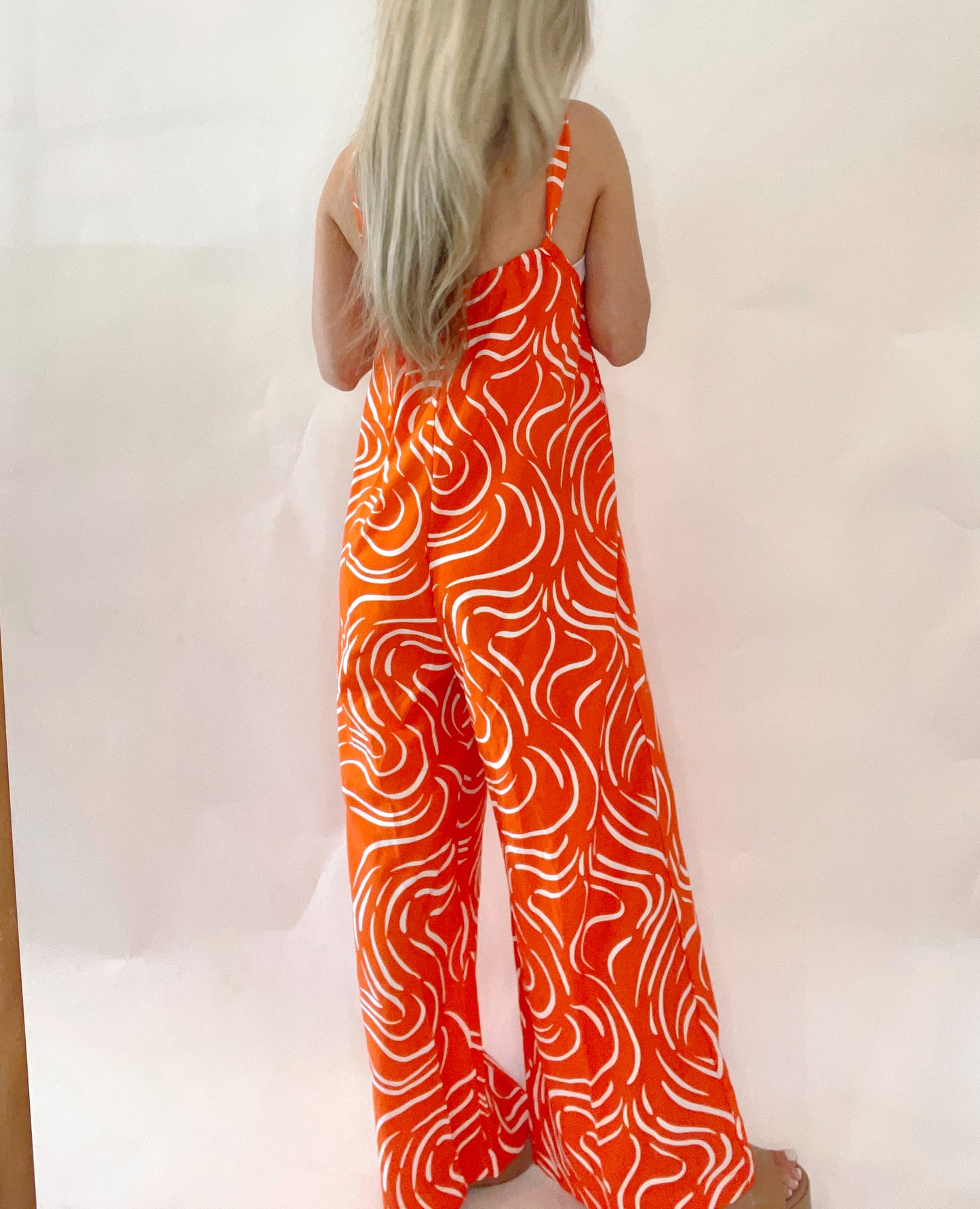 Hot Shot Orange jumpsuit