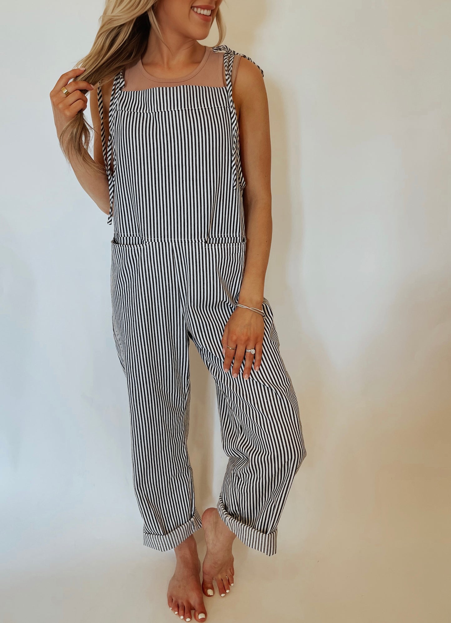 Tybee Striped Jumpsuit