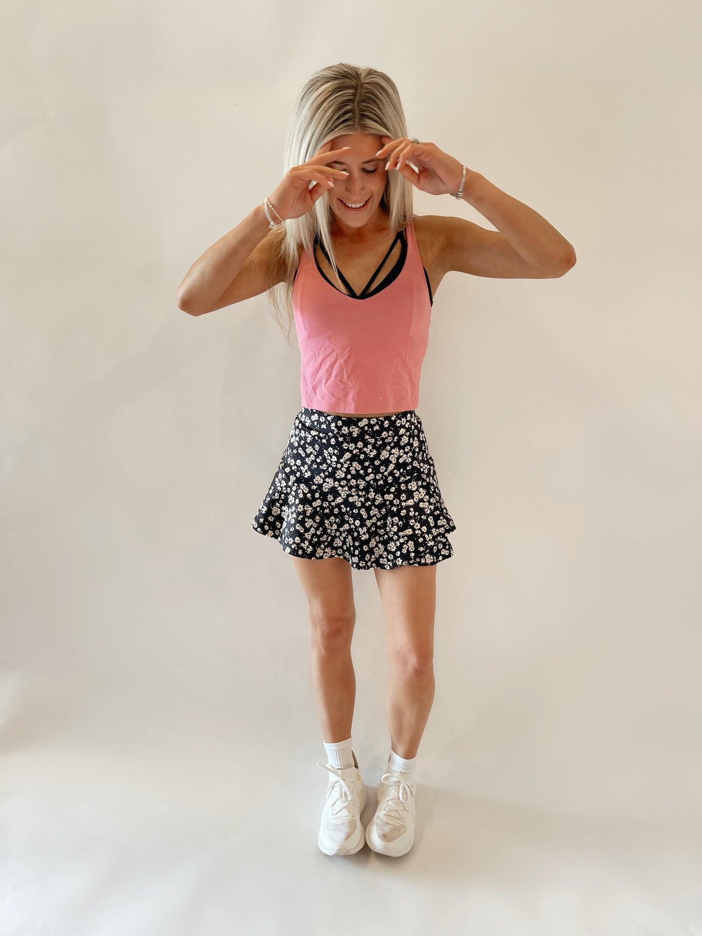 Ruth Floral Tennis Skirt