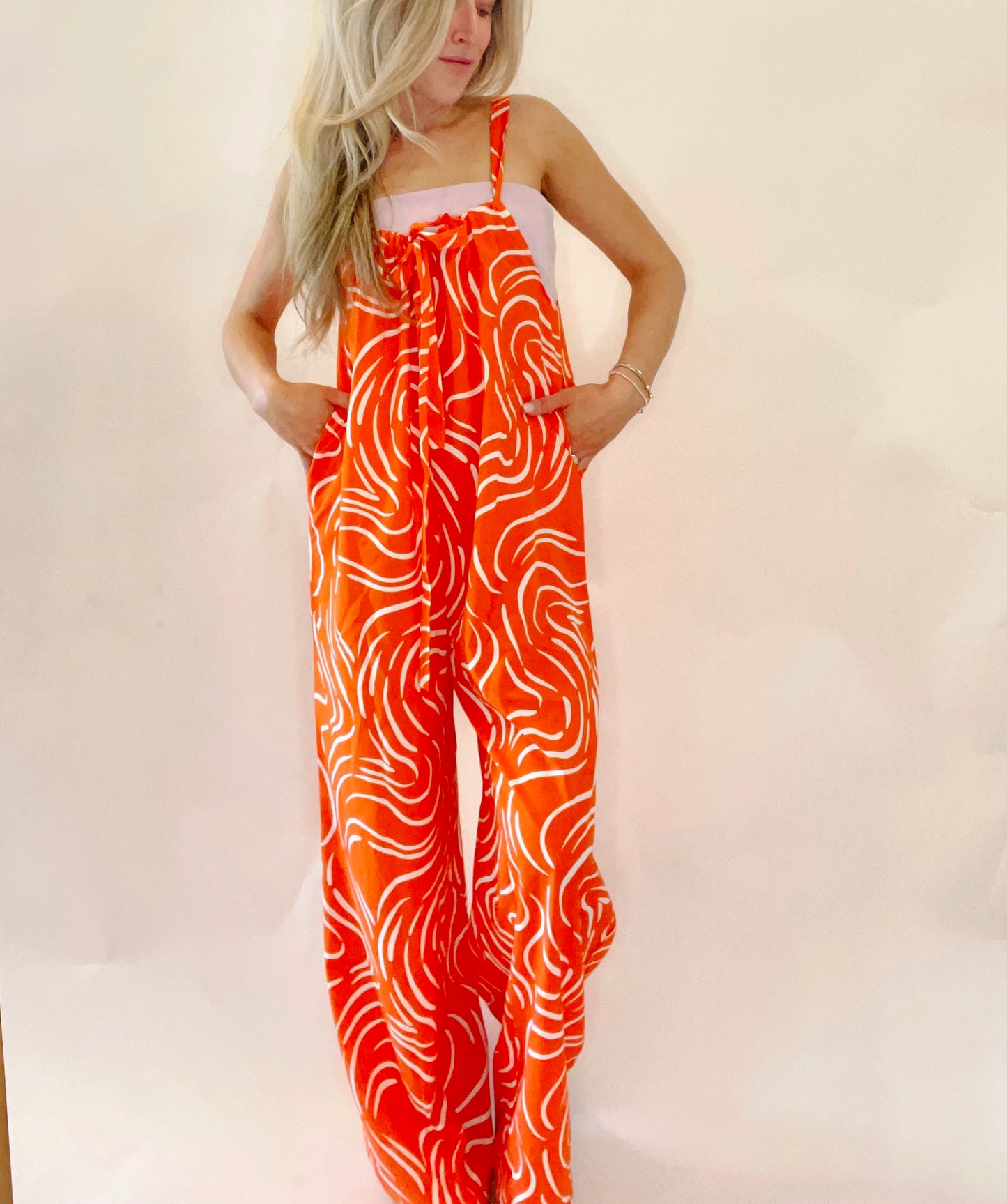 Hot Shot Orange jumpsuit