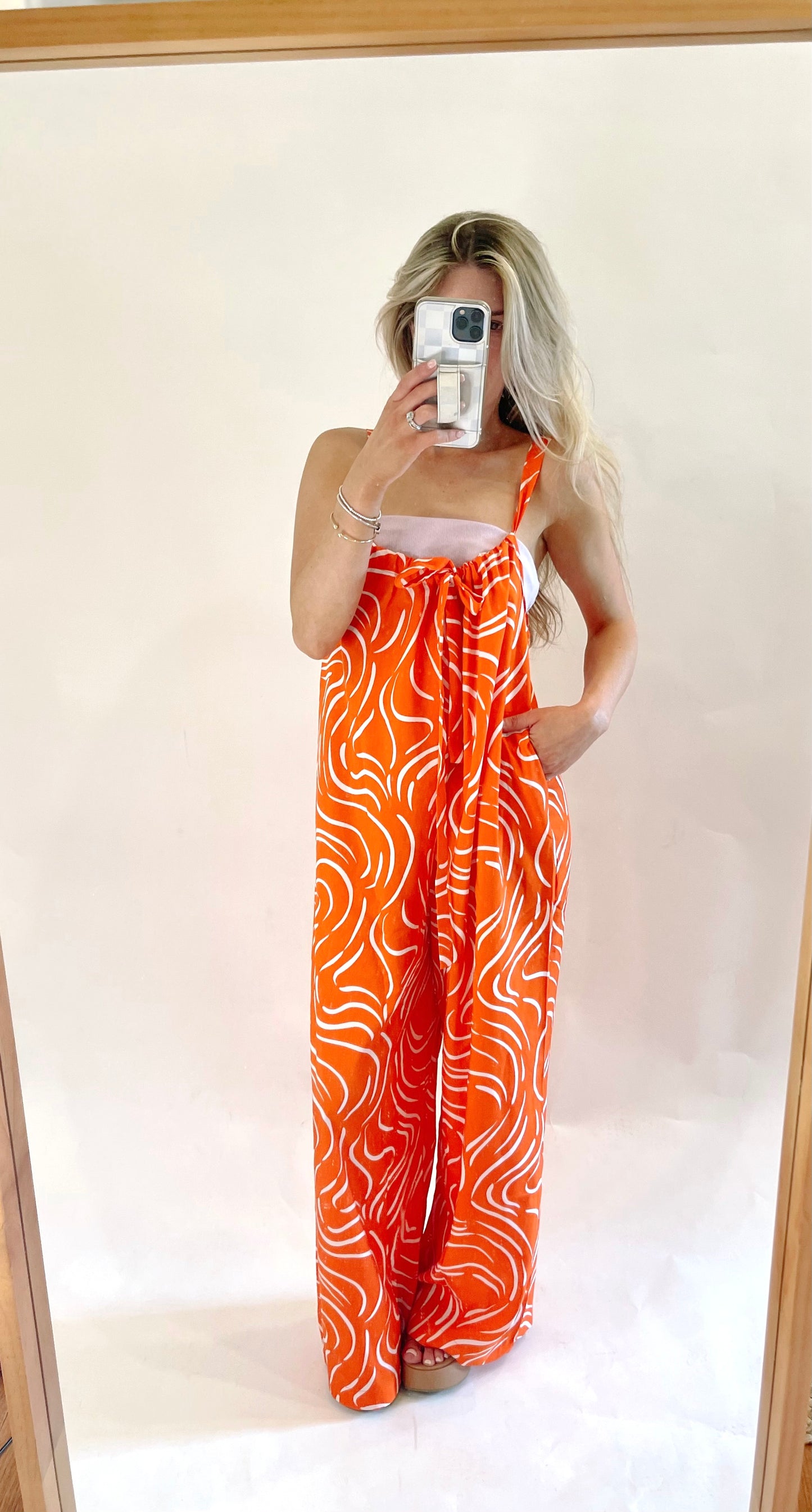 Hot Shot Orange jumpsuit