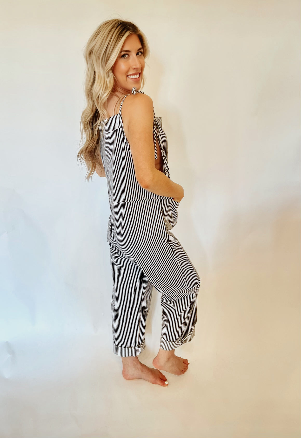 Tybee Striped Jumpsuit